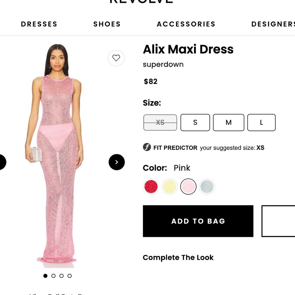Superdown Alix maxi dress NWT